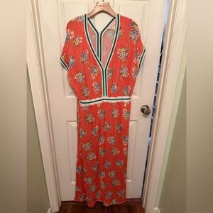 Matilda Jane Coral Floral Maxi Dress